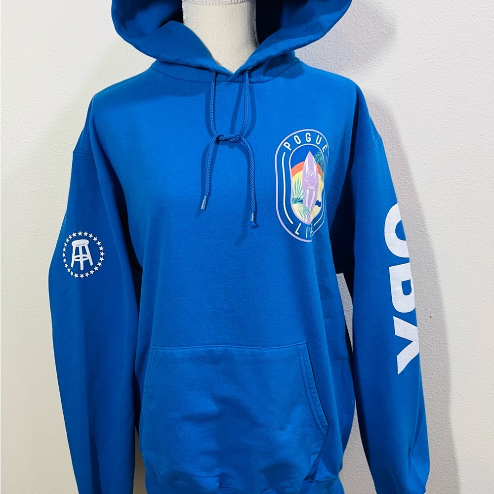 Barstool Sports Pogue Life OBX  Outer Bank Banks Hoodie Size Large